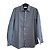 Camicia Diesel uomo taglia S 36 blu a pois bianchi maniche lunghe 100% cotone