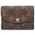 Monedero Rosalie Damier Louis Vuitton Castaño