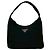Bolsa de mão mini em nylon Tessuto da Prada Preto