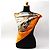 Sciarpa multicolore Hermès Muffler Carré 90 CAVALIERS PEULS Pool Tribe Riders Arancione - vista 3