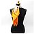 Sciarpa multicolore Hermès Muffler Carré 90 CAVALIERS PEULS Pool Tribe Riders Arancione - vista 4