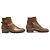 BOTAS JODHPUR JM WESTON 722 8.5D 42.5 COURO MARROM - vista 3