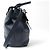 BOLSA LANCEL CHARLIE MM A06838 ALÇA DE COURO AZUL MARINHO - vista 4