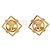 Chanel ORECCHINI VINTAGE LOGO CC DIAMANTE CASTELLANE 1990 D'oro - vista 2