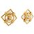 Chanel ORECCHINI VINTAGE LOGO CC DIAMANTE CASTELLANE 1990 D'oro - vista 3