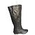 Botas Diesel de cuero negro con tachuelas