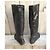 Botas Diesel de cuero negro con tachuelas - vista 4