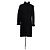 Max Mara Abrigo de lana negro