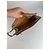 Céline Clutch in pelle vintage Celine Paris beige marrone - vista 3