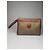 Céline Clutch in pelle vintage Celine Paris beige marrone - vista 6
