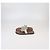 Hermès Sandalias planas Empire de cuero gris/blanco Hermes - vista 4