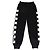 Pantalones jogger de cuadros negros/blancos de algodón MSGM