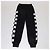 Pantalones jogger de cuadros negros/blancos de algodón MSGM - vista 2