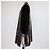 Cappotto con zip in pelle e pelliccia nera metallizzata/embossed coccodrillo di Versace Nero Metallico - vista 2