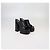 Mules de dupla plataforma em couro preto Versace - vista 2