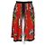 Gonna midi plissettata in seta stampata multicolore Burberry