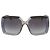 Chanel Grey/Black Acetate Gradient CC Crystal Square Sunglasses