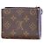 Portafoglio Bifold Lisa Monogramma Louis Vuitton Marrone - vista 2