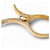 Hermès Hermes Clip Keychain HERMES Fillou Glove Holder Charm Golden  - view 4