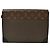 Pochette Steamer Monogram Taiga Louis Vuitton Marrone Cachi - vista 3