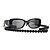 CHANEL Black Rectangular Sunglasses in Excellent Condition with Case and Box sold out