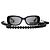 CHANEL Black Rectangular Sunglasses in Excellent Condition with Case and Box sold out - view 3