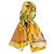 Sciarpa Hermès Aloha in seta Giallo Verde Arancio Multicolore