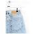 Alexandre Vauthier Shorts mini de algodão azul - vista 4