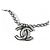 CC Perlen Metall Email Grau Halskette Chanel - Ansicht 8