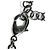CC Perlen Metall Email Grau Halskette Chanel - Ansicht 9