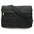 2.55 Borsa a tracolla in nylon jacquard Chanel Nero