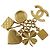 Spilla Charm Icona Chanel D'oro - vista 2