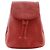 Fendi Mini Rucksack Rot Leder