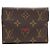 Cartera Tri-fold Victorine de Louis Vuitton Castaño Fucsia
