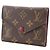 Cartera Tri-fold Victorine de Louis Vuitton Castaño Fucsia - vista 2