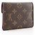 Cartera Tri-fold Victorine de Louis Vuitton Castaño Fucsia - vista 3