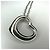 Collana a forma di cuore di 44 cm in platino 950 di Tiffany & Co. Argento - vista 5