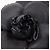 Fermaglio in nastro Camelia di Chanel Nero - vista 7