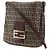 Borsa a Spalla Fendi Zucchino Marrone - vista 2