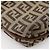Borsa a Spalla Fendi Zucchino Marrone - vista 4