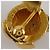 Orecchini a clip placcati in oro Chanel Coco Mark D'oro - vista 7
