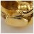 Orecchini a clip placcati in oro Chanel Coco Mark D'oro - vista 9