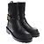 Botas Dior de cuero de ternera liso negro con hebilla CD Talla 40 - vista 3