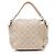 Bolso Satchel Babylone de Cuero Mahina de Louis Vuitton con cadena BB Gris - vista 3