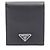 Prada 2MO5132E54F0002 Leather Wallet Black