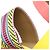 Sandali con zeppa in pelle Ines di Hermès Rosa Multicolore Giallo - vista 8