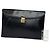 Clutch de couro vintage Gucci preto