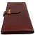 Hermès Hermes Bearn Soufflet Shiny Alligator Long Wallet Brown Bronze - view 5