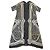 Vestido de seda con estampado H Logo Poste aux Lettres de Hermès Negro - vista 7