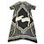 Vestido de seda con estampado H Logo Poste aux Lettres de Hermès Negro - vista 9